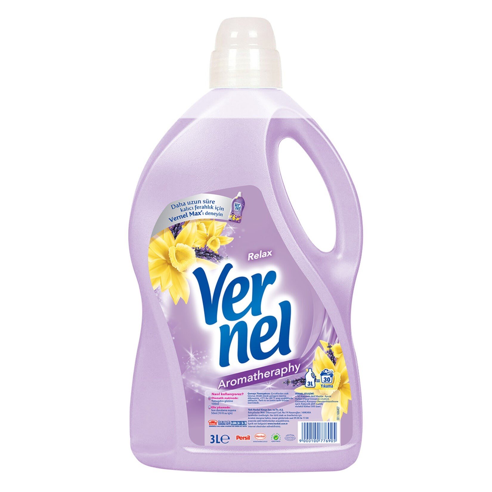 Vernel Yumuşatıcı 3 Lt Relax
