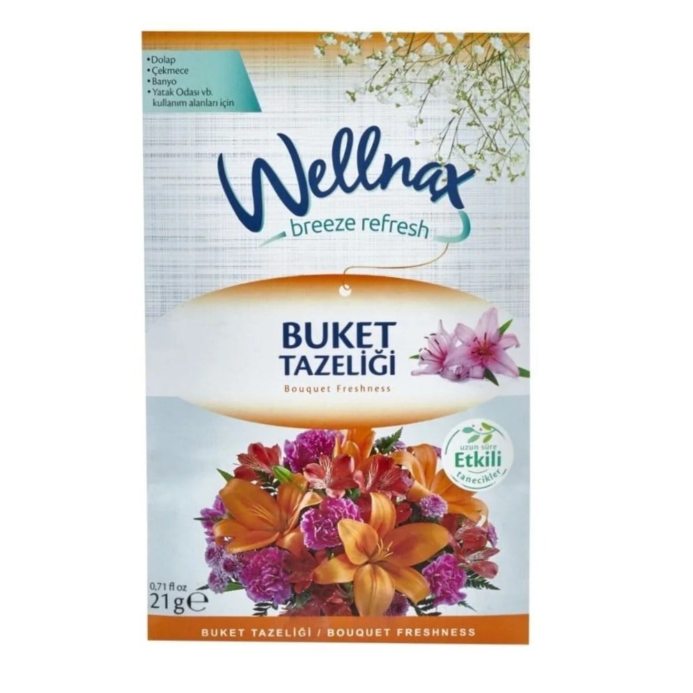Wellnax Dolap ve Çekmece Kokusu Buket Tazeliği