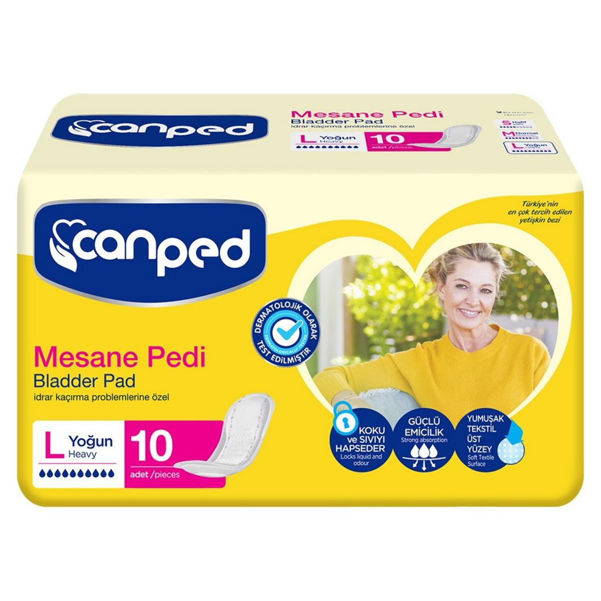 Canped Mesane Pedi Large 10 lu