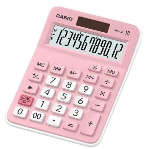 Casio Hesap Makinesi MX-12B-PK Pembe