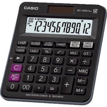 Casio İşlem Kontrollü Hesap Makinesi MJ-120D Plus