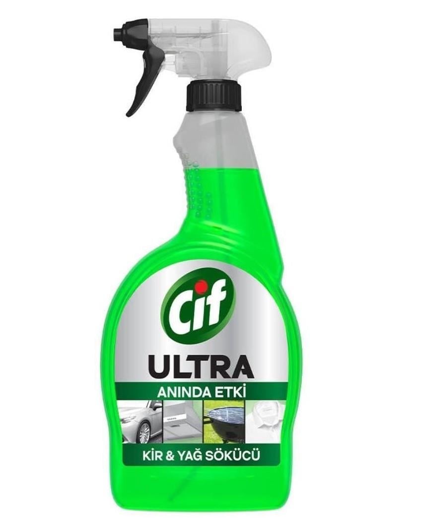 Cif Sprey Ultra Kir ve Yağ Çözücü 750 Ml