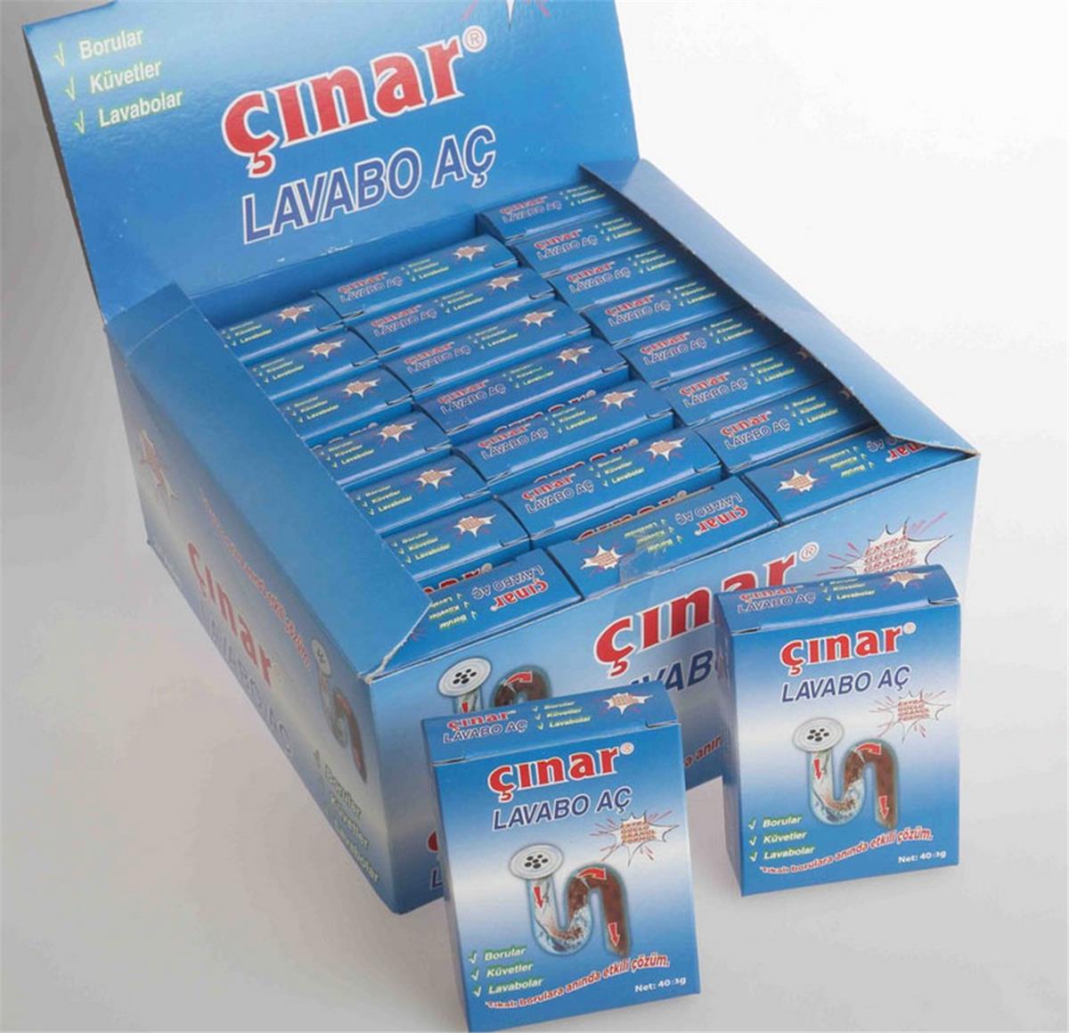 Çınar Lavabo Açıcı 40 Gr 