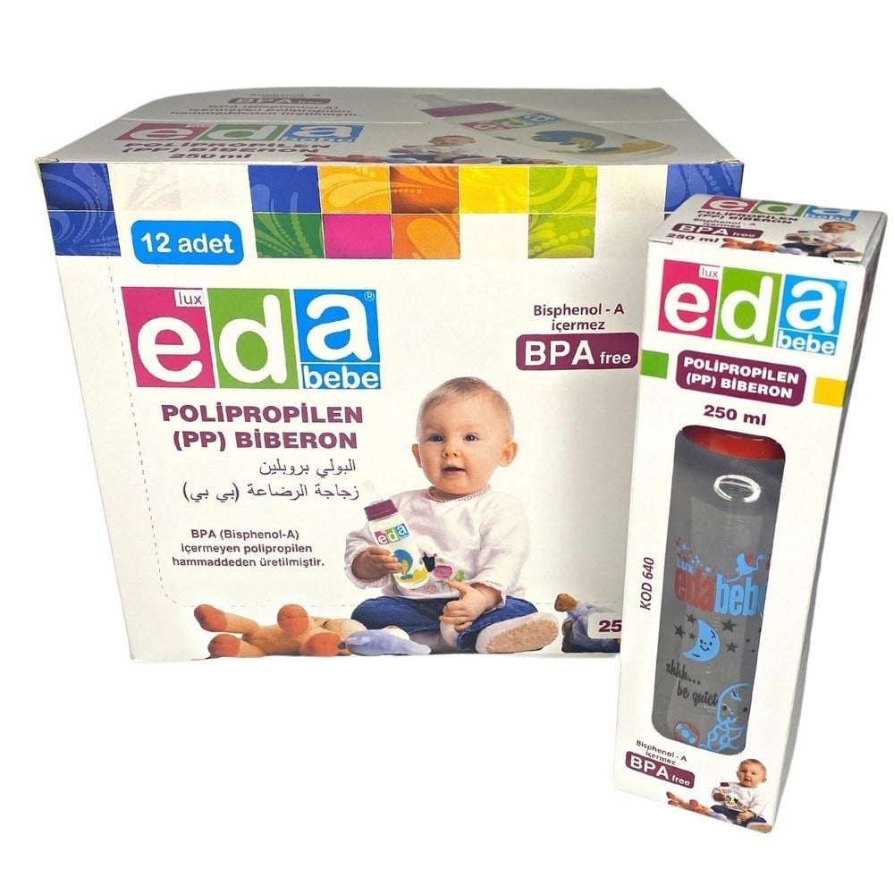 Eda Biberon 250 Ml Pet Biberon Silikon Uçlu