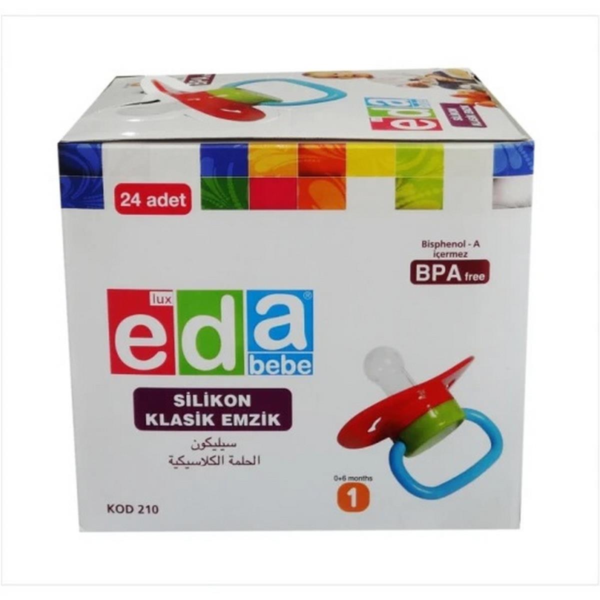 Eda Damak Emzik Silikon No: 1 (0-6 Aylık Bebekler İçin) 