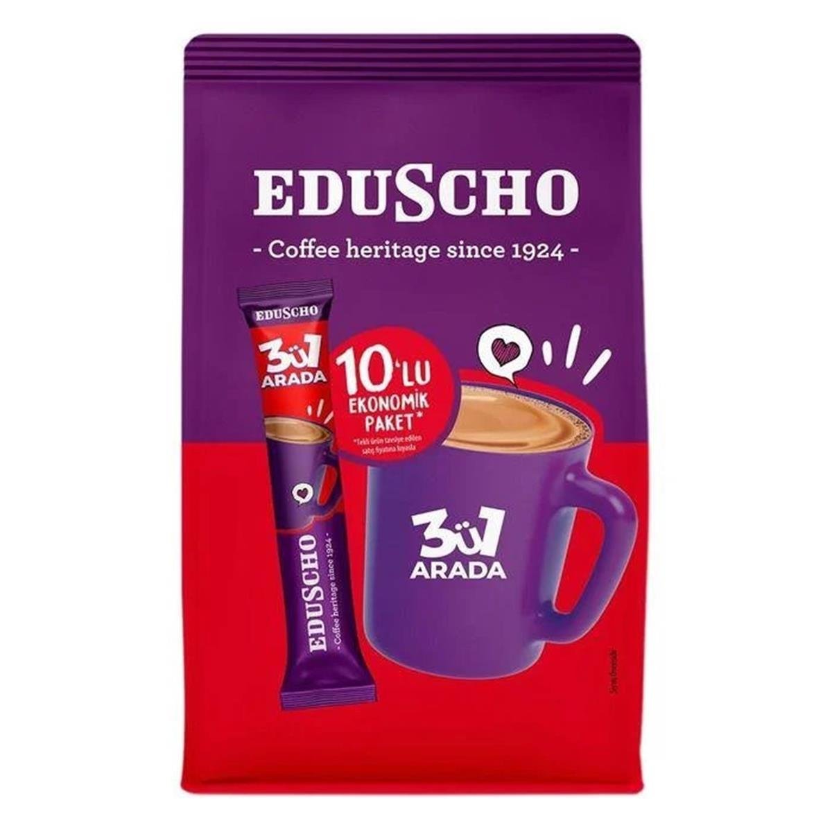 Eduscho 3in1 Kahve 10 lu Poşet