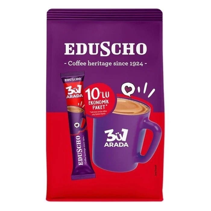 Eduscho 3in1 Kahve 10 lu Poşet