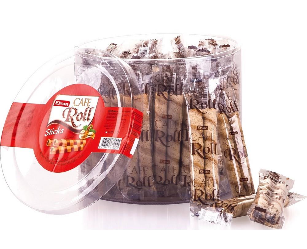 Elvan CafeRoll Fındık Kremalı Sticks Gofret 10 Gr x48 li Paket
