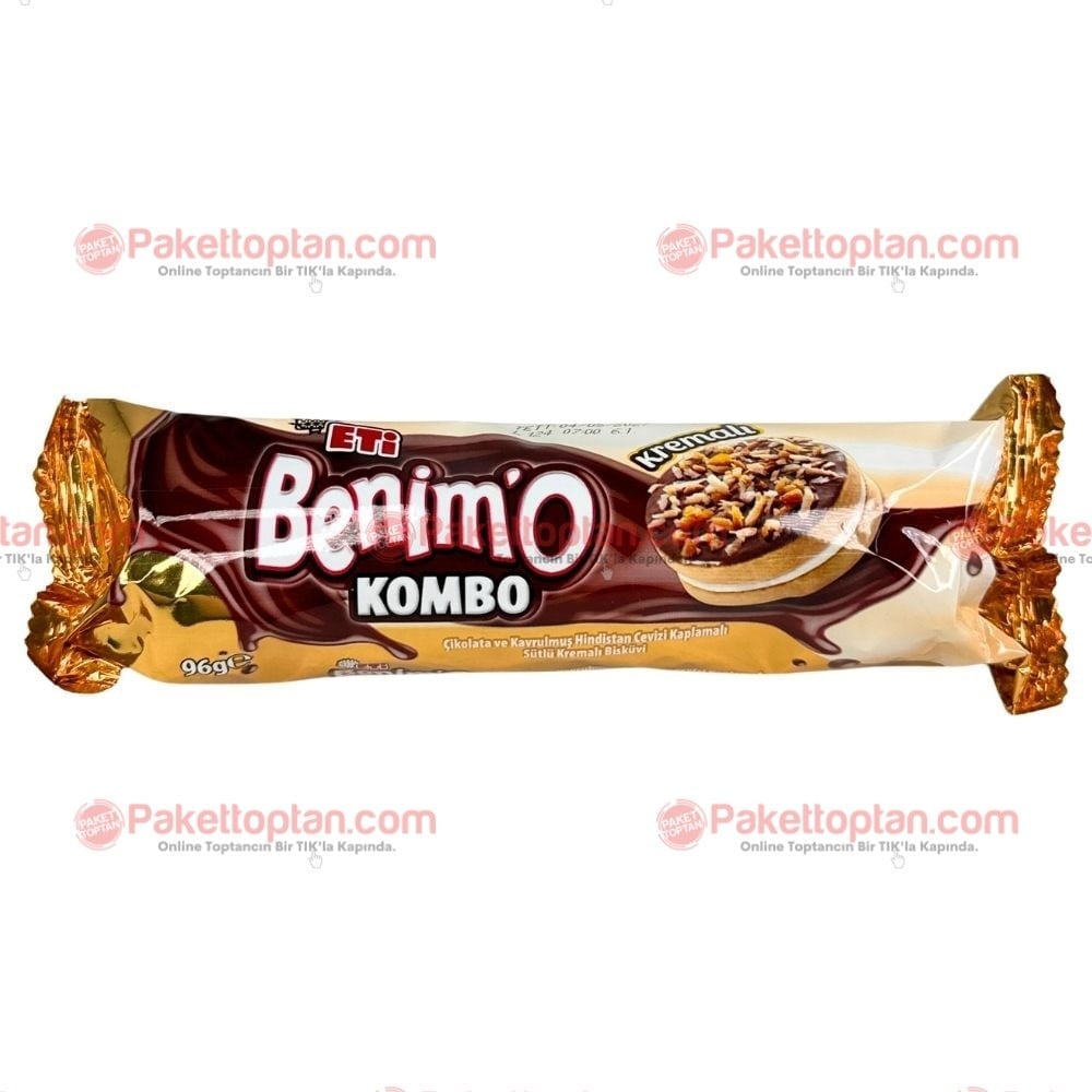 Eti Benimo Kombo Cookie 84 Gr x18 li Koli