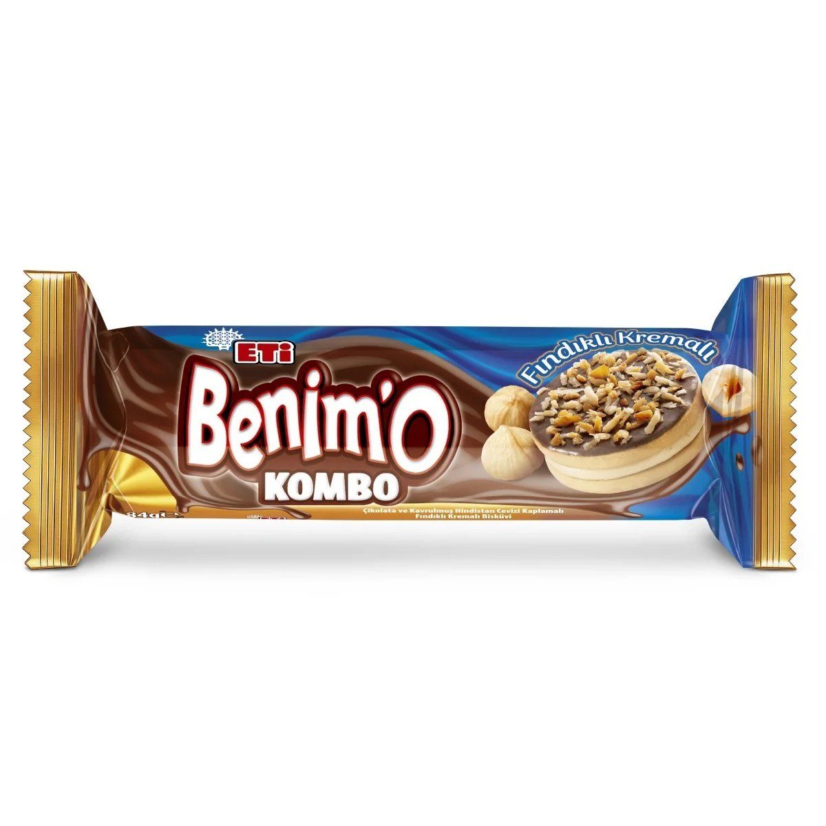 Eti BenimO Kombo Fındıklı Kremalı 84 Gr x18 li Koli