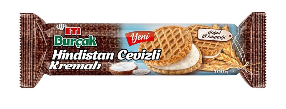Eti Burçak Hindistan Cevizli Kremalı 100 gr 