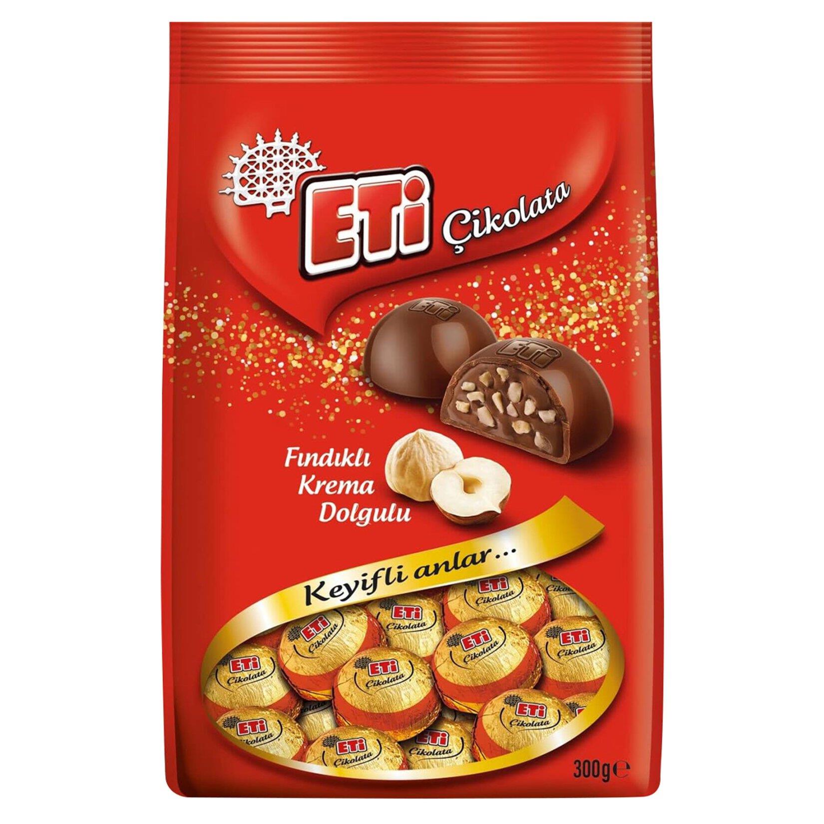 Eti Çikolata 300 Gr Fındıklı Krema Dolgulu