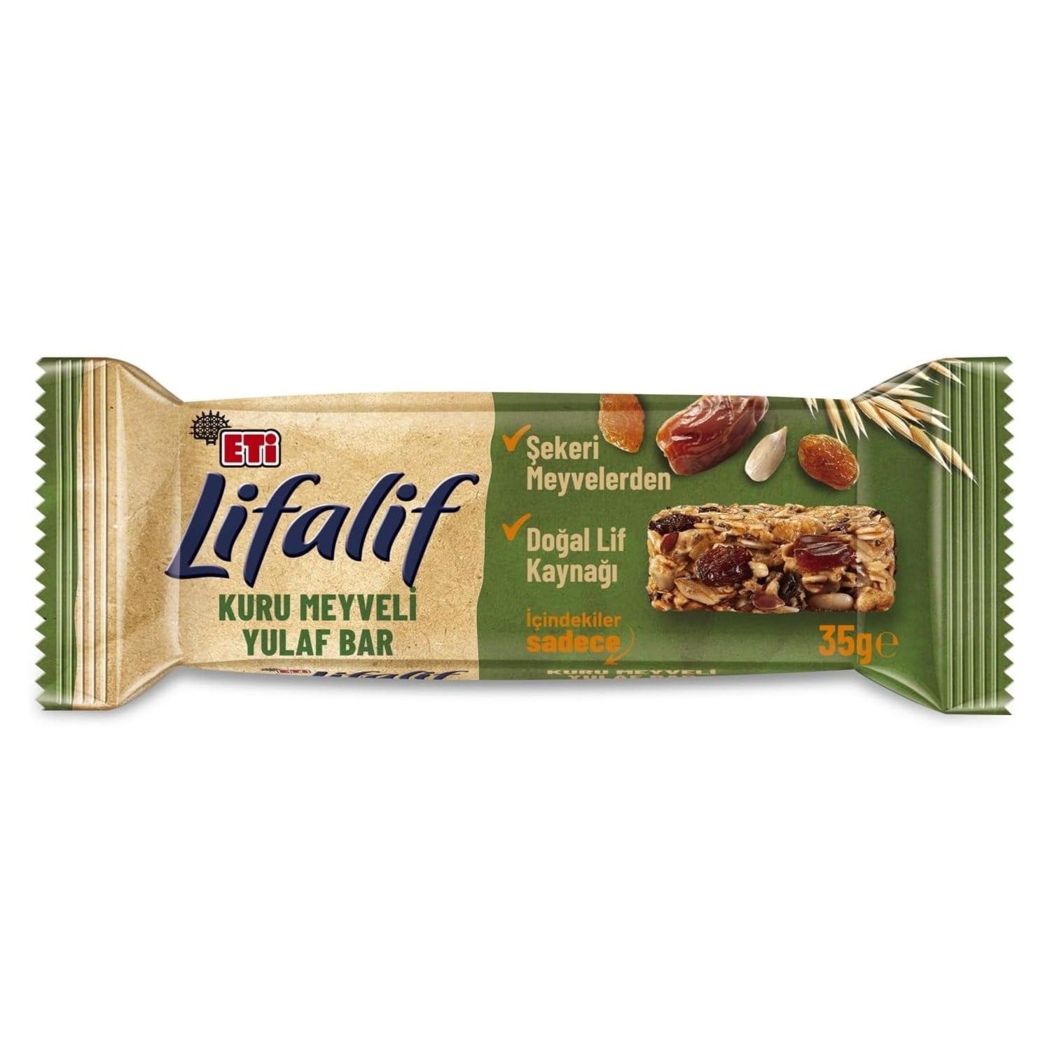 Eti Lifalif Bar 35 Gr Kuru Meyveli x16 lı Paket