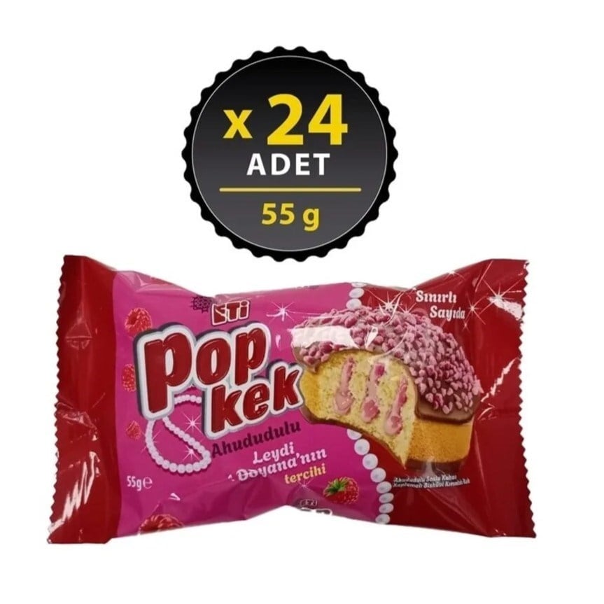 Eti Popkek Ahududulu 55 Gr x24 lü Koli