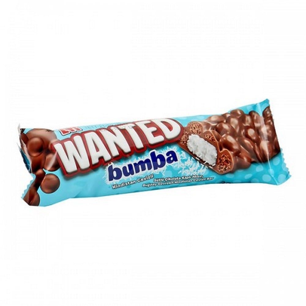 Eti Wanted Bumba Hindistan Cevizli 20 Gr  x24 lü Paket