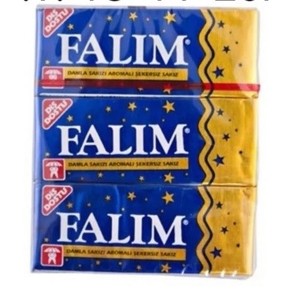 Falım 3 lü 21 Gr Damla Aromalı Şekersiz Sakız x20 li Paket
