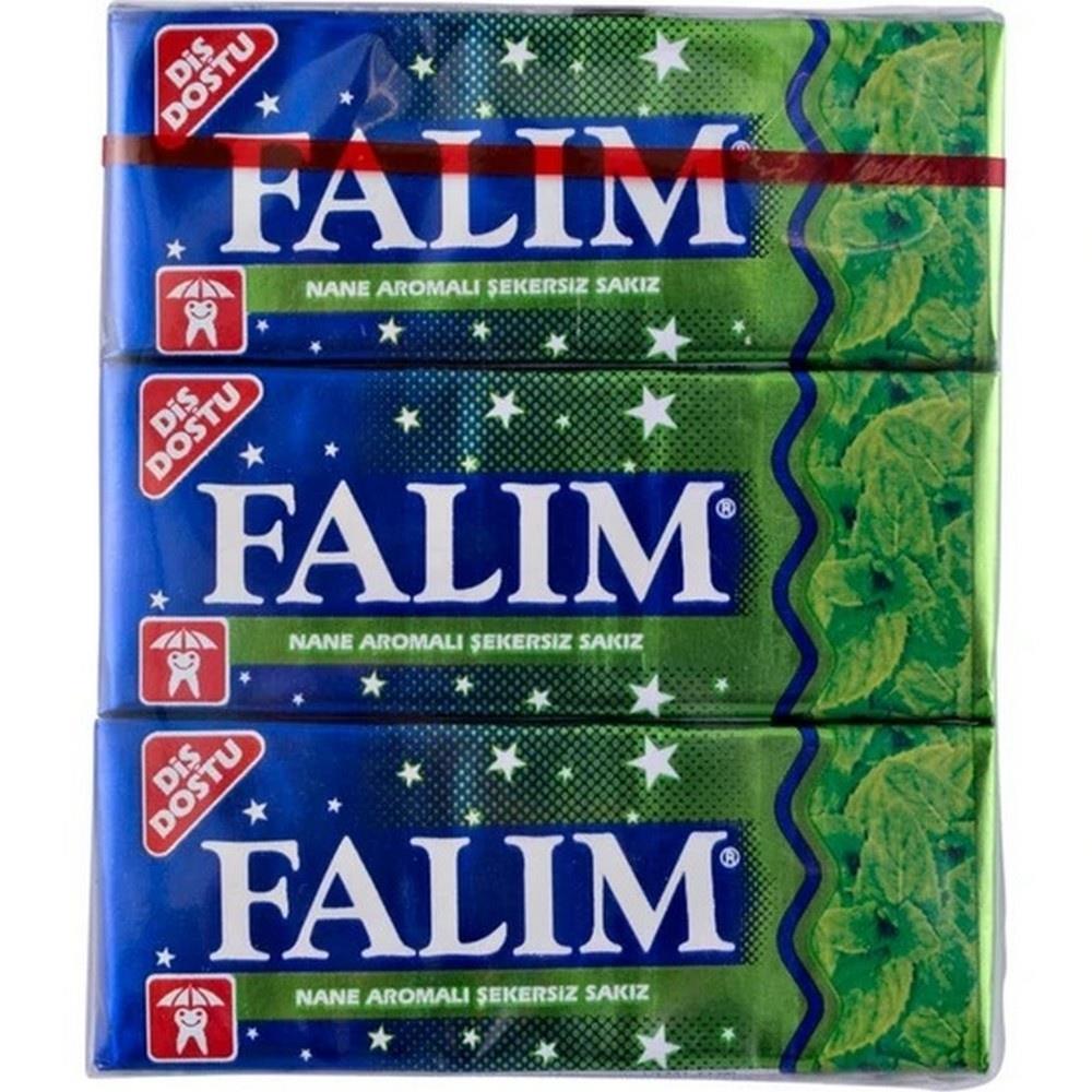 Falım 3 lü 21 Gr Nane Aromalı Şekersiz Sakız x20 li Paket