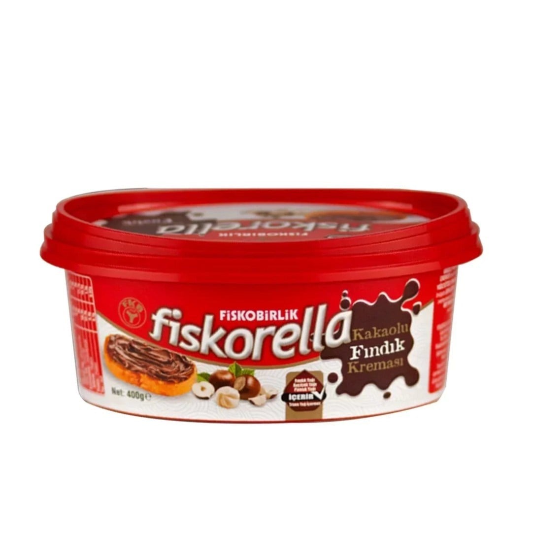 Fiskobirlik Fiskorella 400 Gr Kakaolu Fındık Kreması x8 li Koli