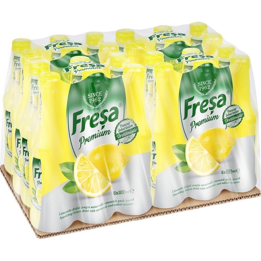 Freşa Premium Limon Maden Suyu 250 Ml  x24 lü Koli