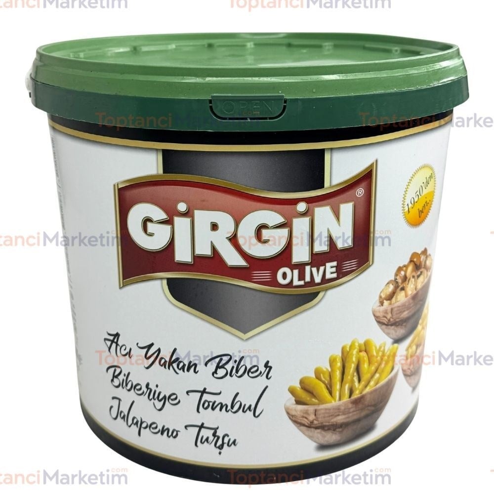 Girgin 5 Kg Süzme Yakan Biber Turşusu