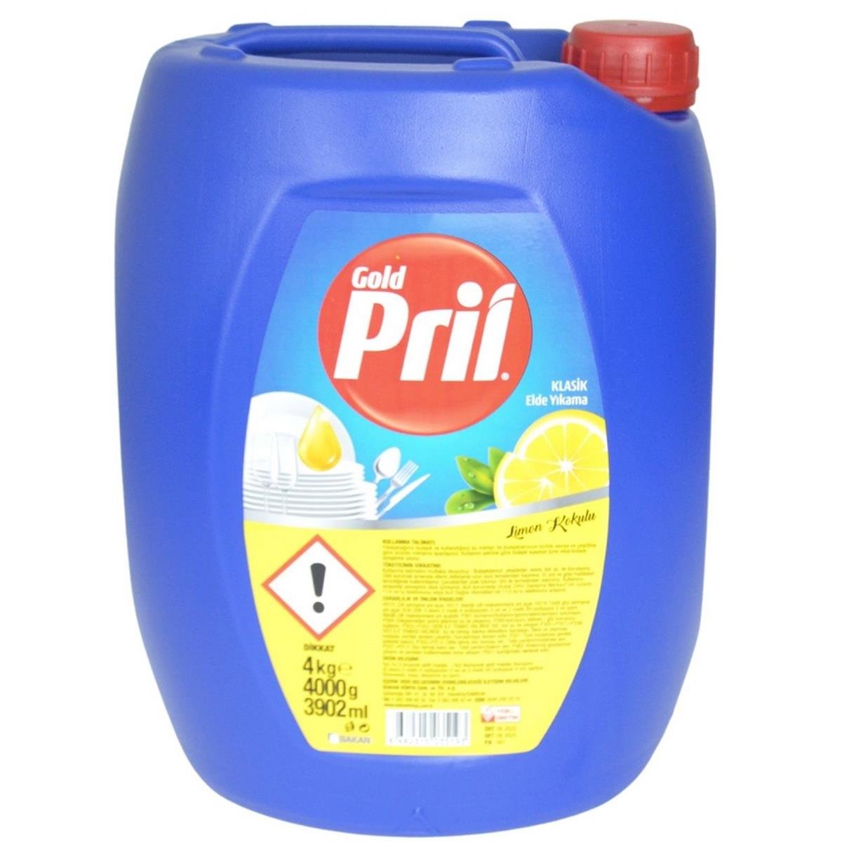Gold Pril 4 kg Bulaşık Deterjanı Limon 
