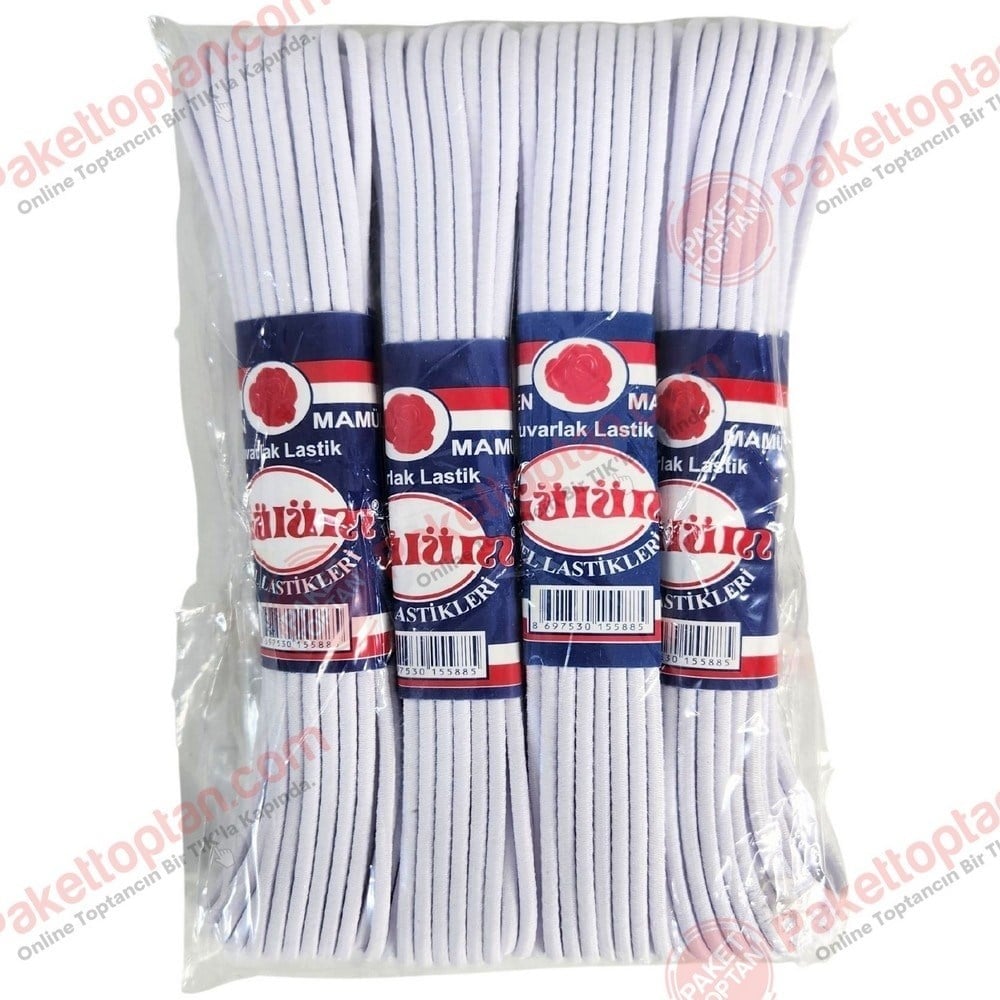 Gülüm 10 Mt Yuvarlak Bel Lastiği  x4 lü Paket