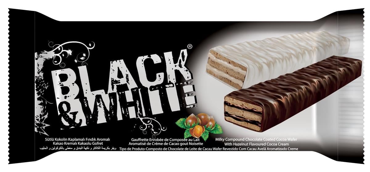 Hazal Black White Gofret 35 Gr