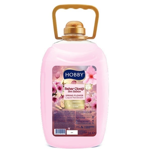 Hobby 3 Lt Sıvı Sabun Bahar Çiçeği x4 lü Koli