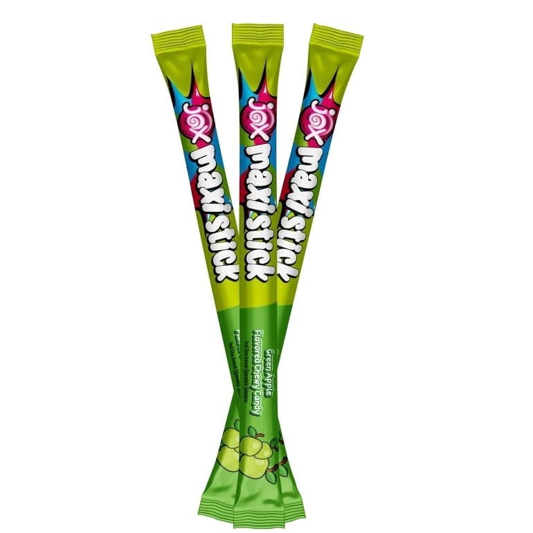 Jox Maxi Stick Yeşil Elma Aromalı 22 Gr Çiğnenebilir Şeker x24 lü Paket