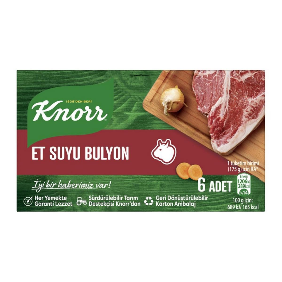 Knorr Et Suyu Bulyon 6 lı 60 gr