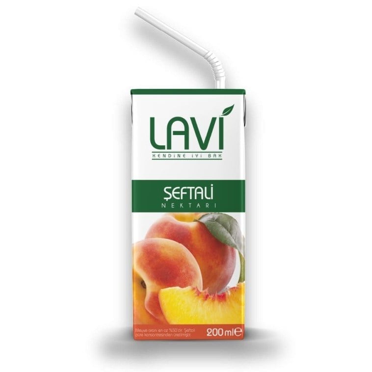 Lavi 200 Ml Şeftali Nektarı x27 li Koli