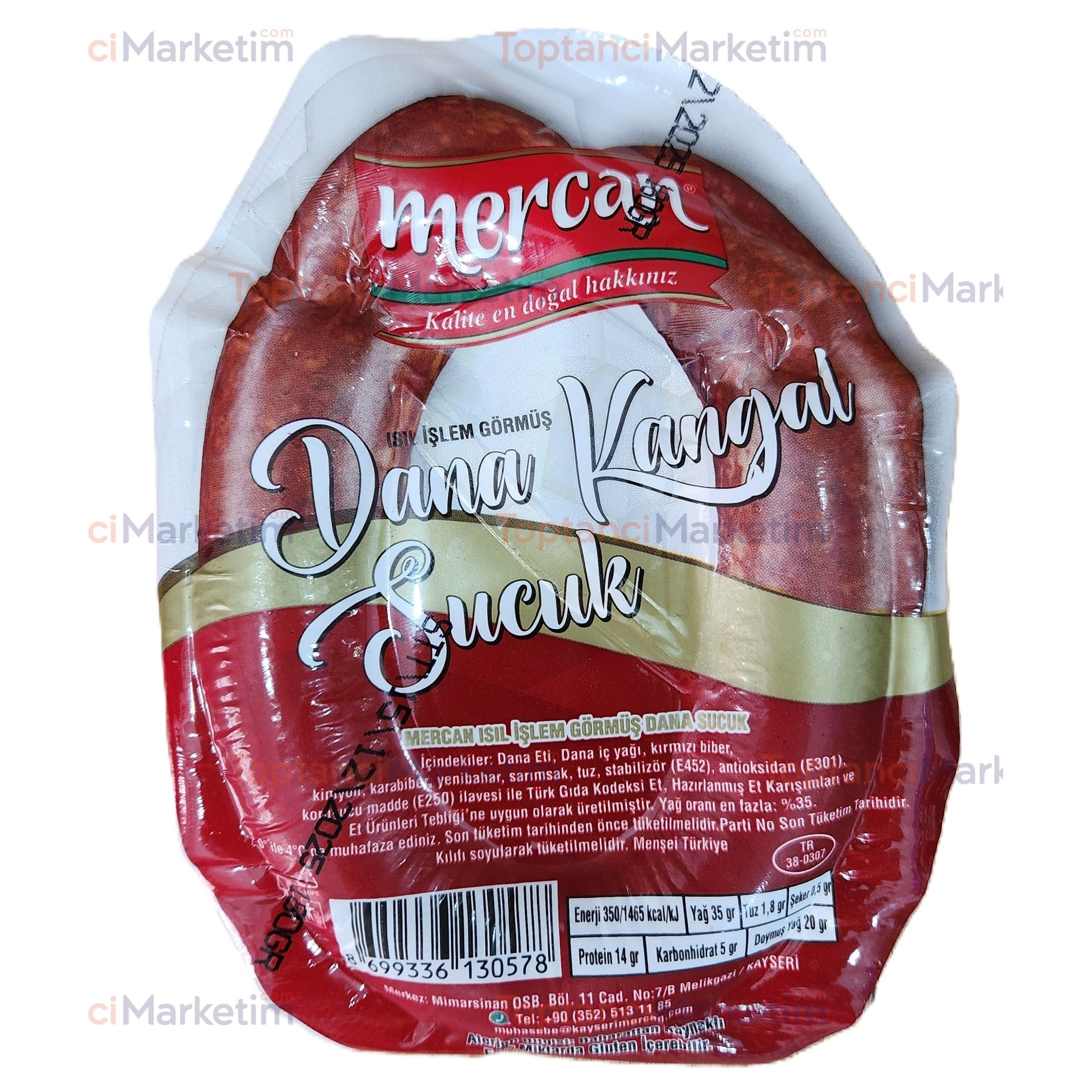 Mercan Dana Sucuk 180 Gr
