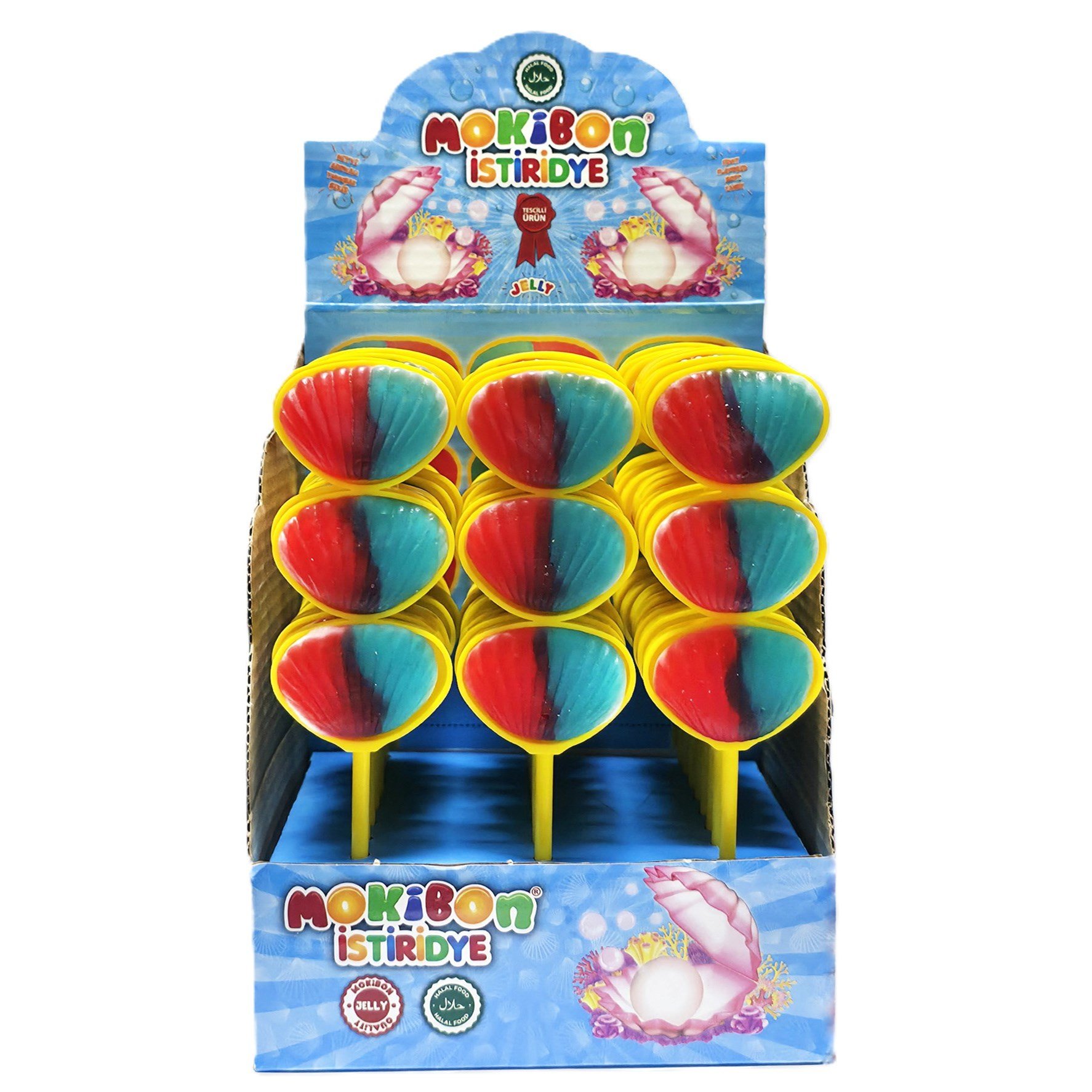Mokibon İstiridye Ekşili Yumuşak Şeker 20 Gr x24 lü Paket