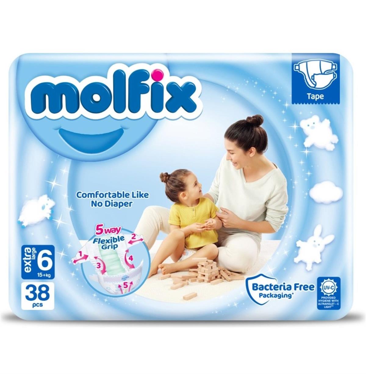 Molfix Fırsat Paketi 6 Numara 38 Adetli