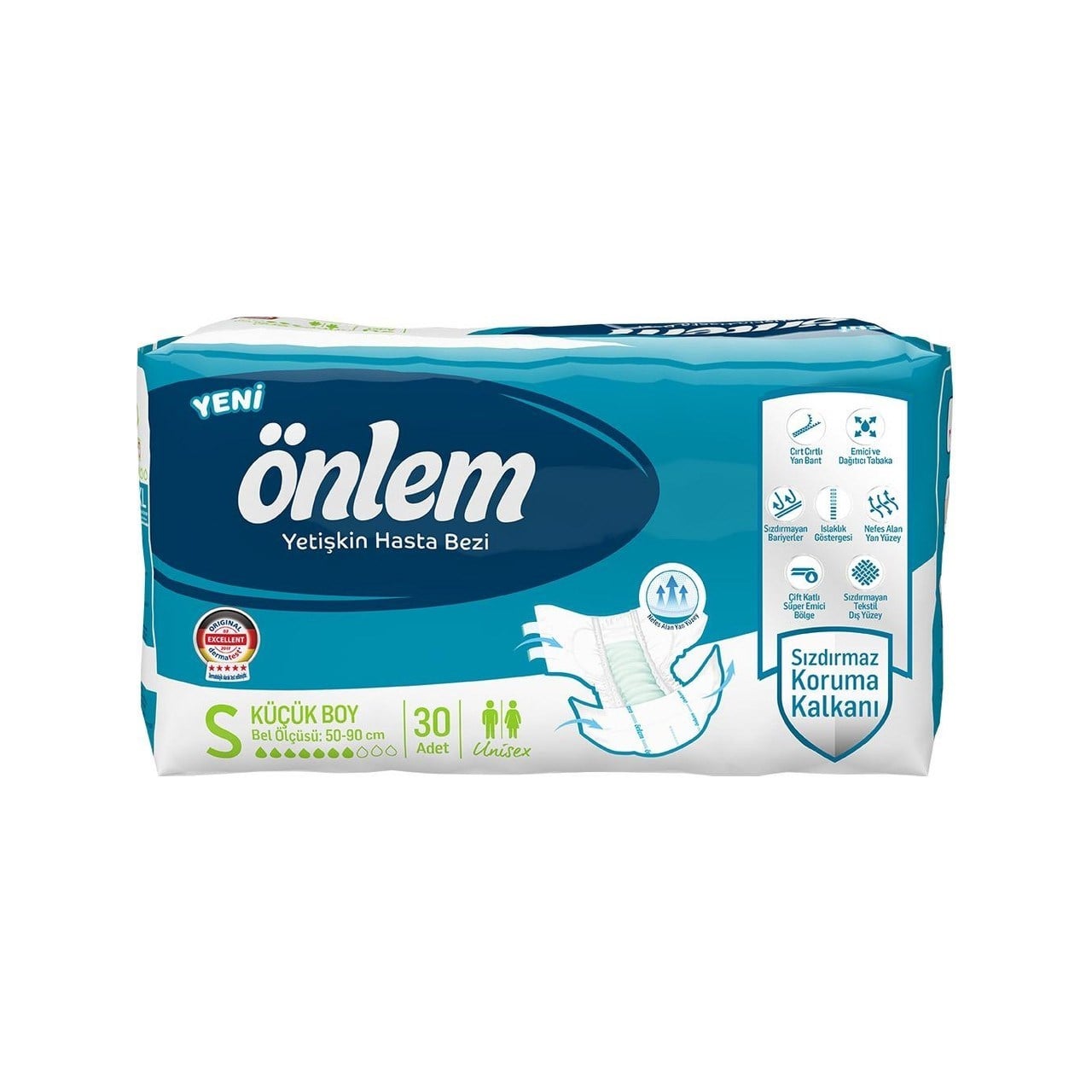 Önlem Hasta Bezi Bel Bantlı 30 Adetli Small Boy