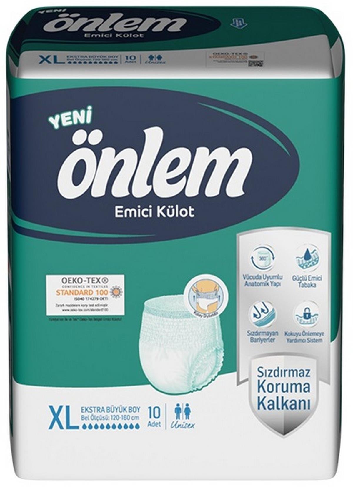 Önlem Yetişkin Bezi Külot 10 Adetli Xlarge Boy