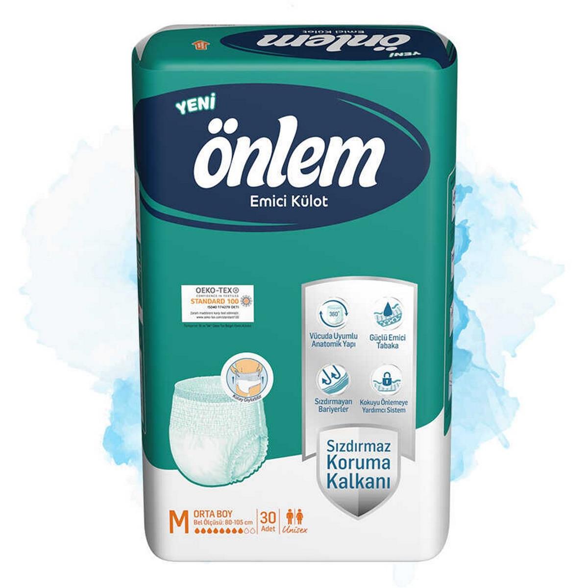 Önlem Yetişkin Bezi Külot 30 Adetli Medium Boy