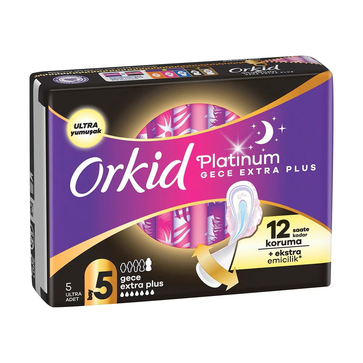 Orkid Platinum Ped 5 li Gece Extra Plus No:5