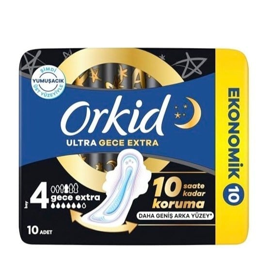 Orkid Ultra Gece Extra 10 lu Paket