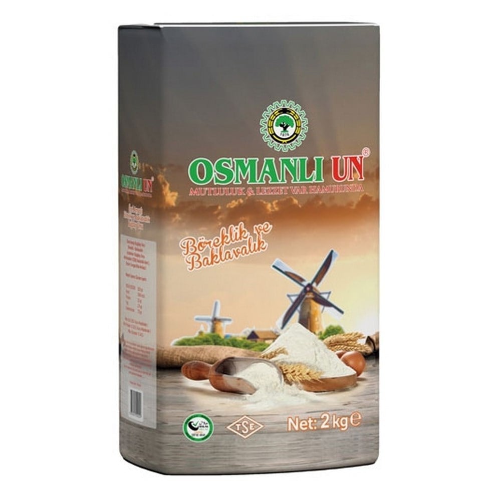 Osmanlı 2 kg Un Böreklik Pastalık x8 li Koli