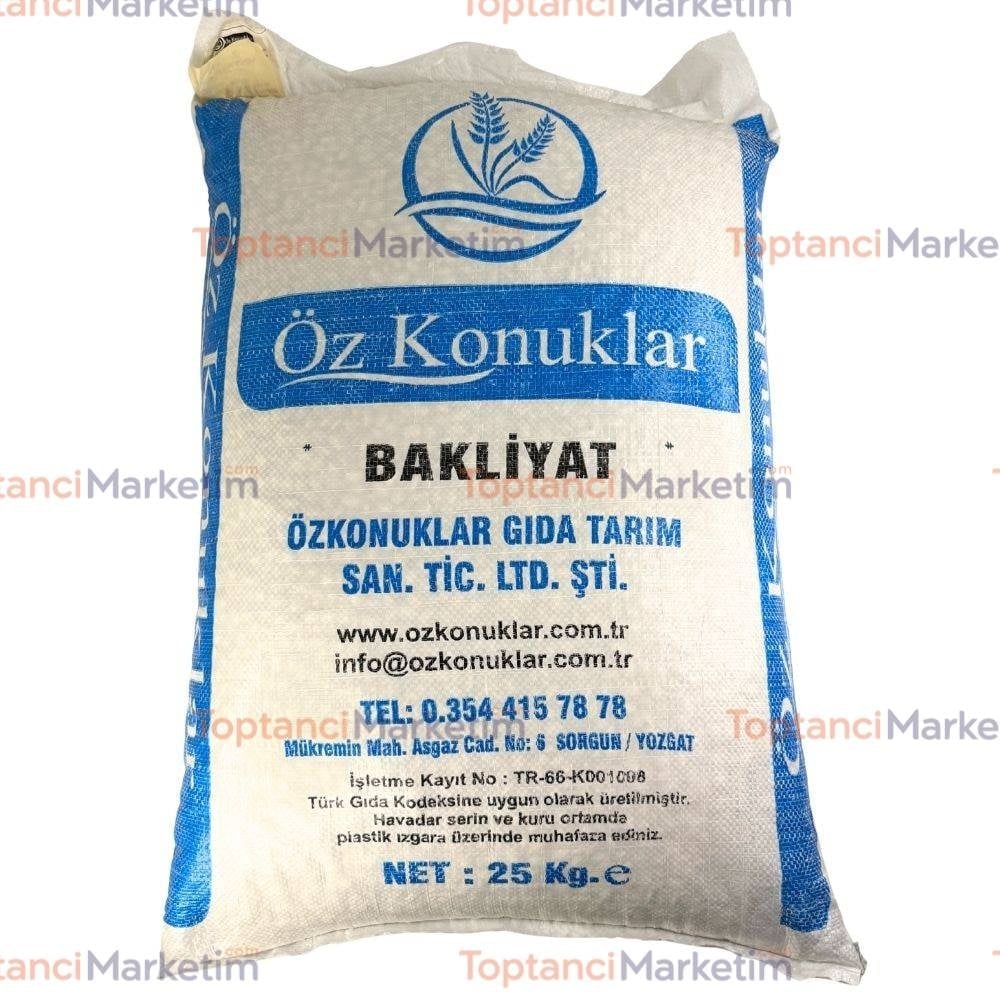 Özkonuklar Fasulye 8,5 mm 25 Kg