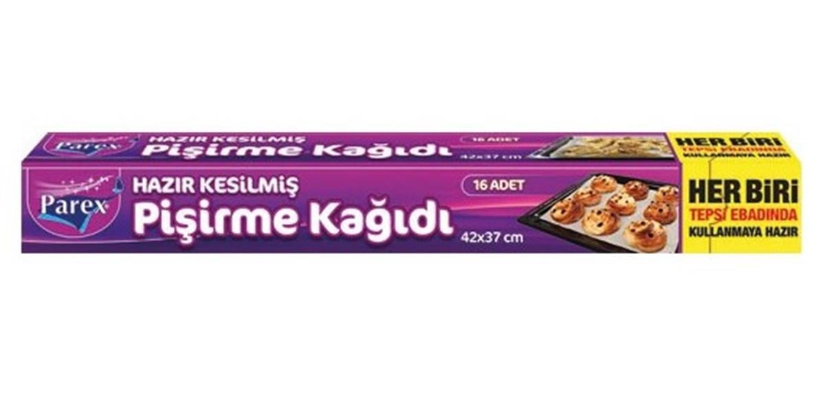 Parex Pişirme Kağıdı Kesilmiş 16 lı 42x37 Cm