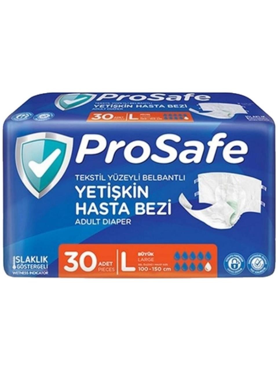 Prosafe Hasta Bezi Bel Bantlı Large 30 lu Paket