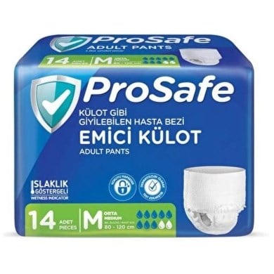 Prosafe Hasta Bezi Külot Medium 14 lü Paket