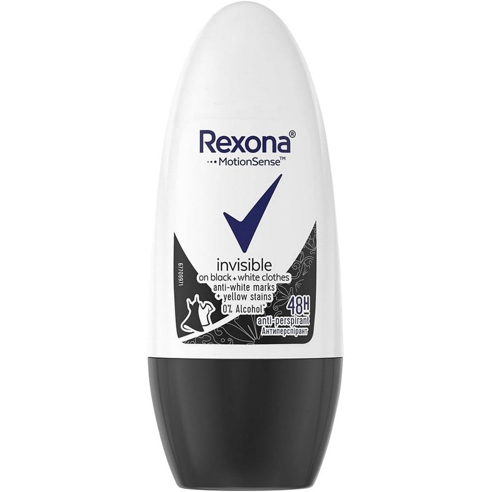 Rexona Roll-On Women 50 Ml İnvisible Black White