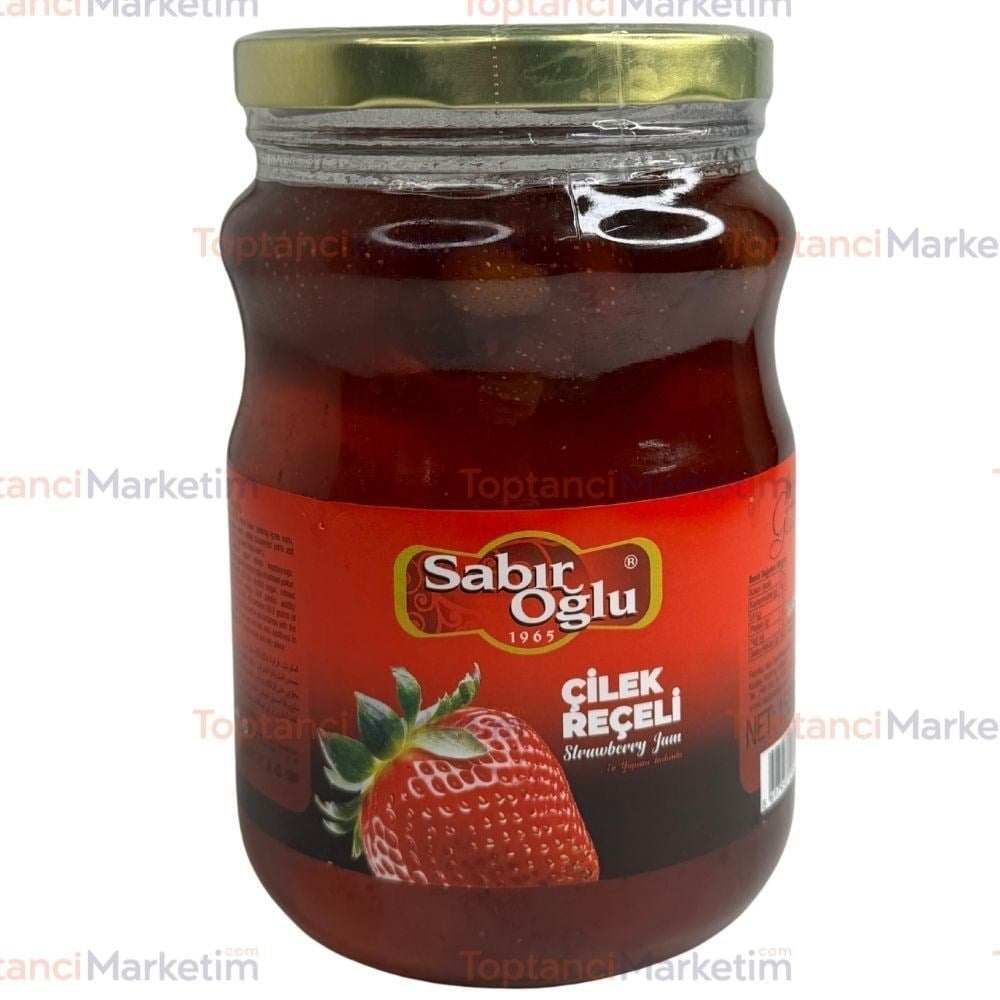 Sabıroğlu 1500 Gr Cam Çilek Reçeli x6 lı Koli