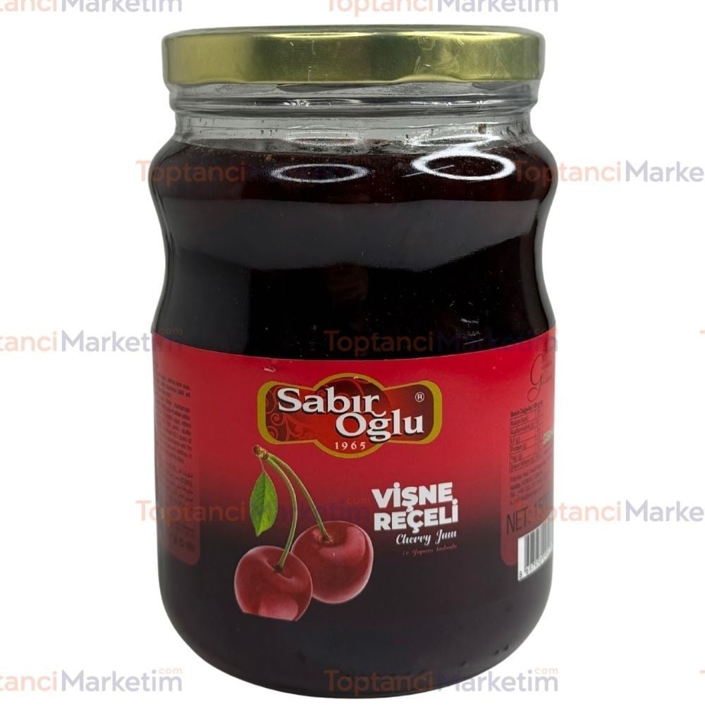 Sabıroğlu 1500 Gr Cam Vişne Reçeli x6 lı Koli