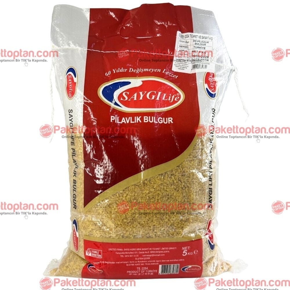 Saygılife Pilavlık Bulgur 5 kg