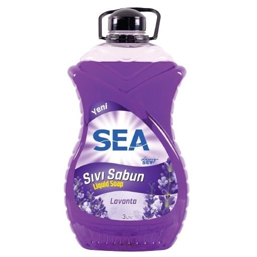 Sea 3 Lt Sıvı Sabun Lavanta x4 lü Koli