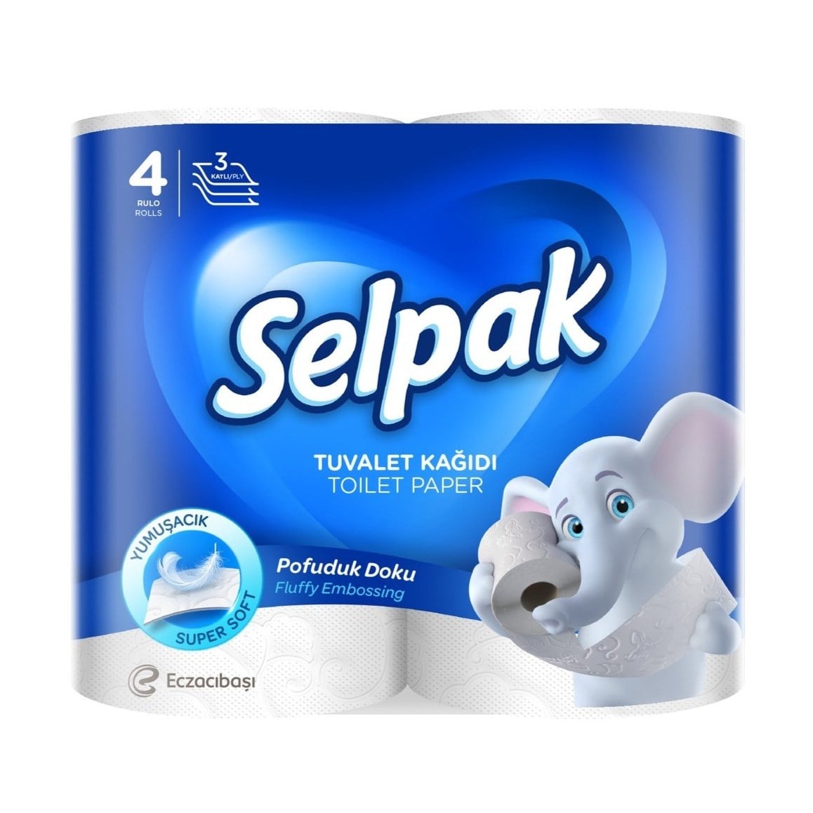 Selpak Tuvalet Kağıdı 4 lü x12 li Koli